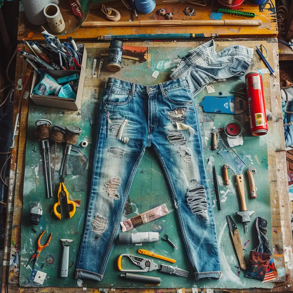DIY: Geef Oude Jeans een Haremlook